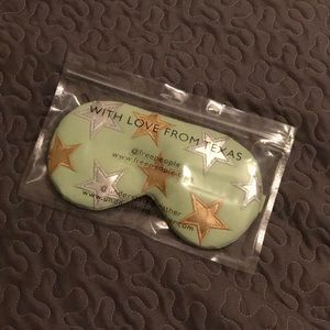 Free People Leather Eye Mask with Gel Insert